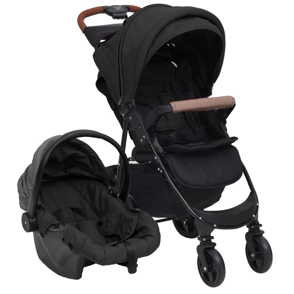 Kinderwagen 3-in-1 staal