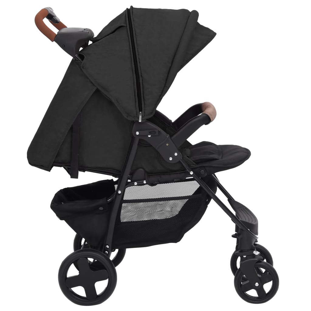 Kinderwagen 3-in-1 staal