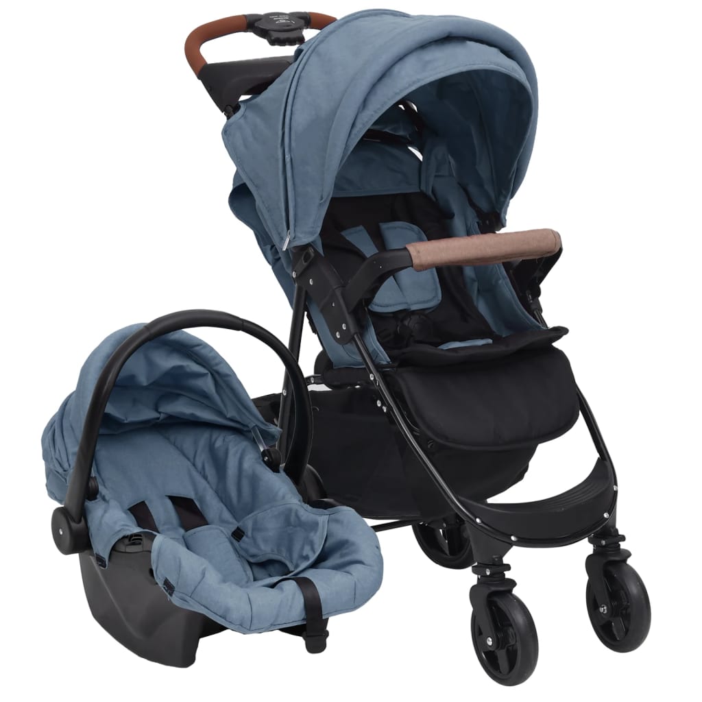 Kinderwagen 3-in-1 staal