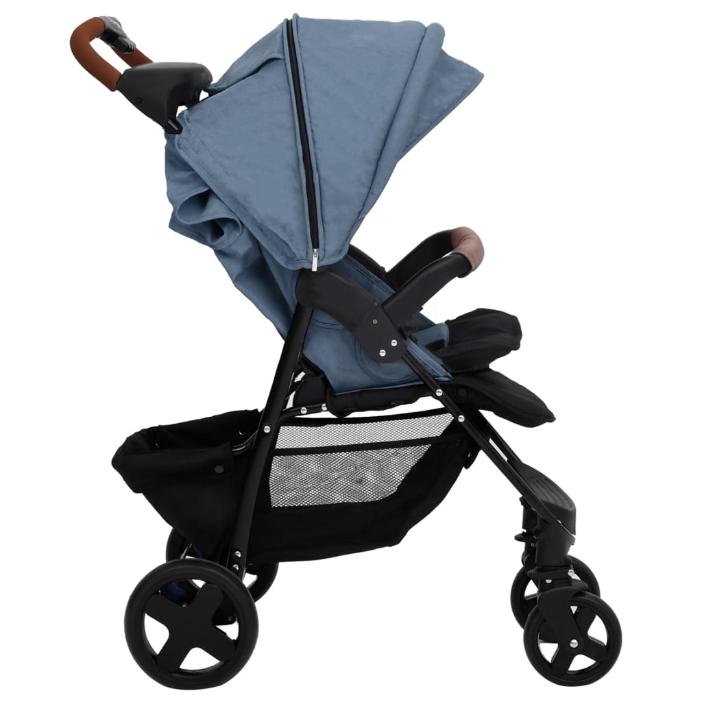 Kinderwagen 3-in-1 staal