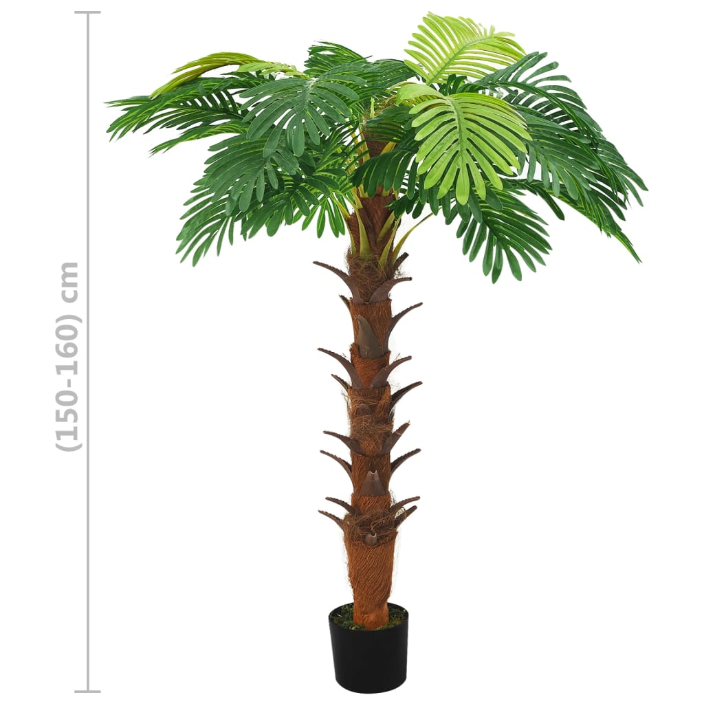 Kunstboom met pot phoenixpalm 215 cm groen