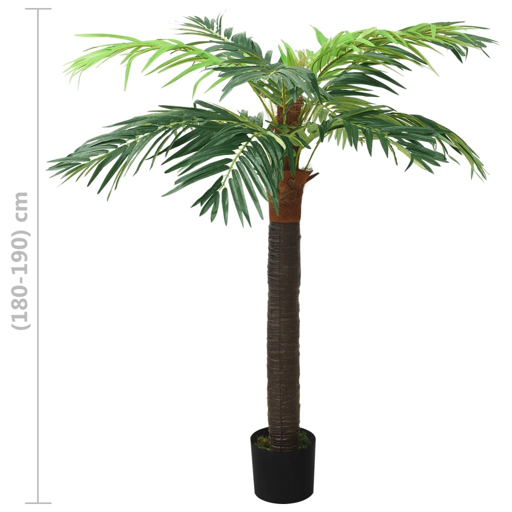 Kunstboom met pot phoenixpalm 215 cm groen