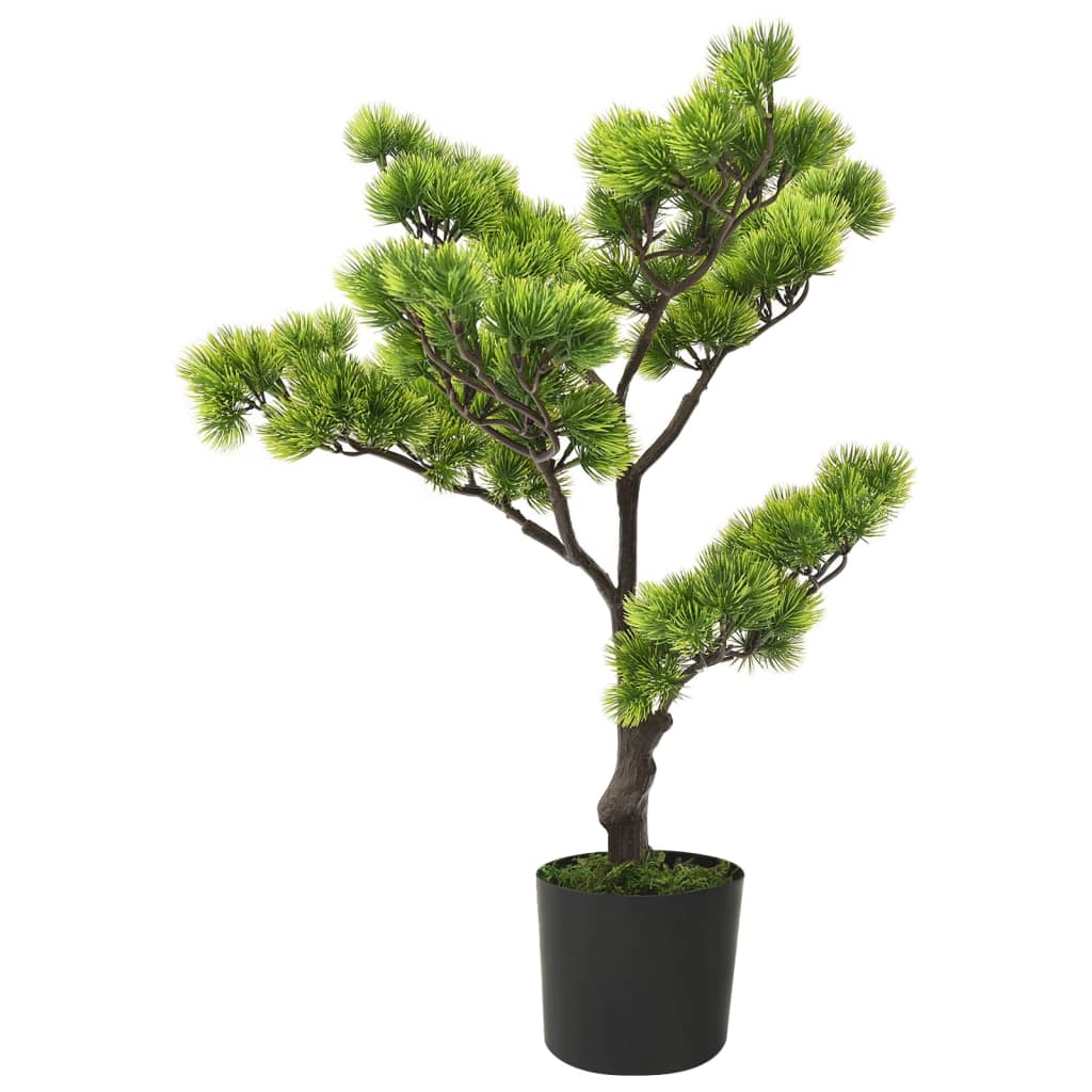 Kunstplant met pot cipres bonsai 60 cm groen