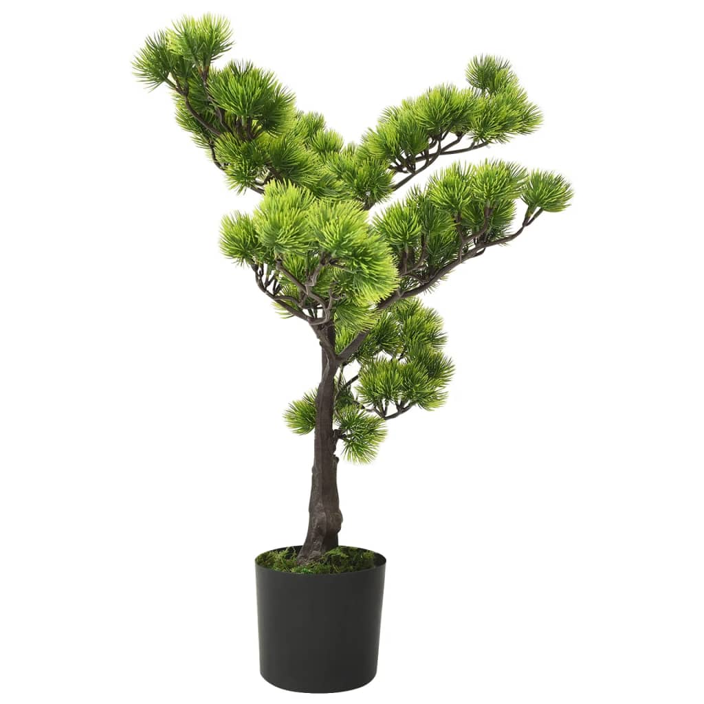 Kunstplant met pot cipres bonsai 60 cm groen