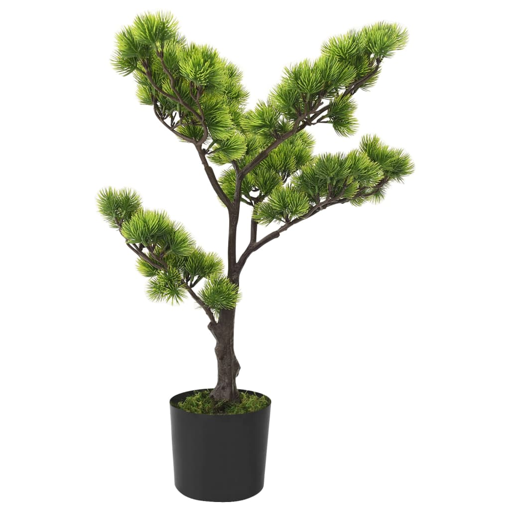 Kunstplant met pot cipres bonsai 60 cm groen