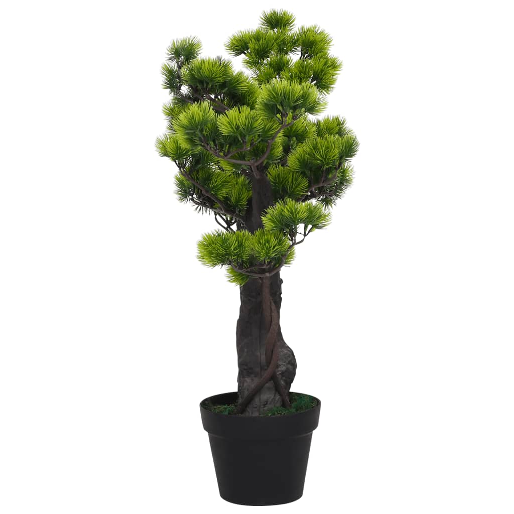 Kunstplant met pot cipres bonsai 60 cm groen