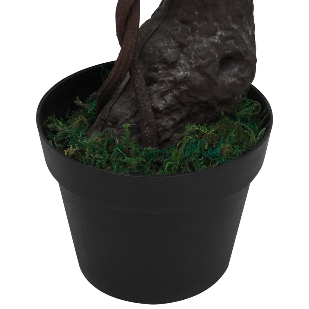 Kunstplant met pot cipres bonsai 60 cm groen