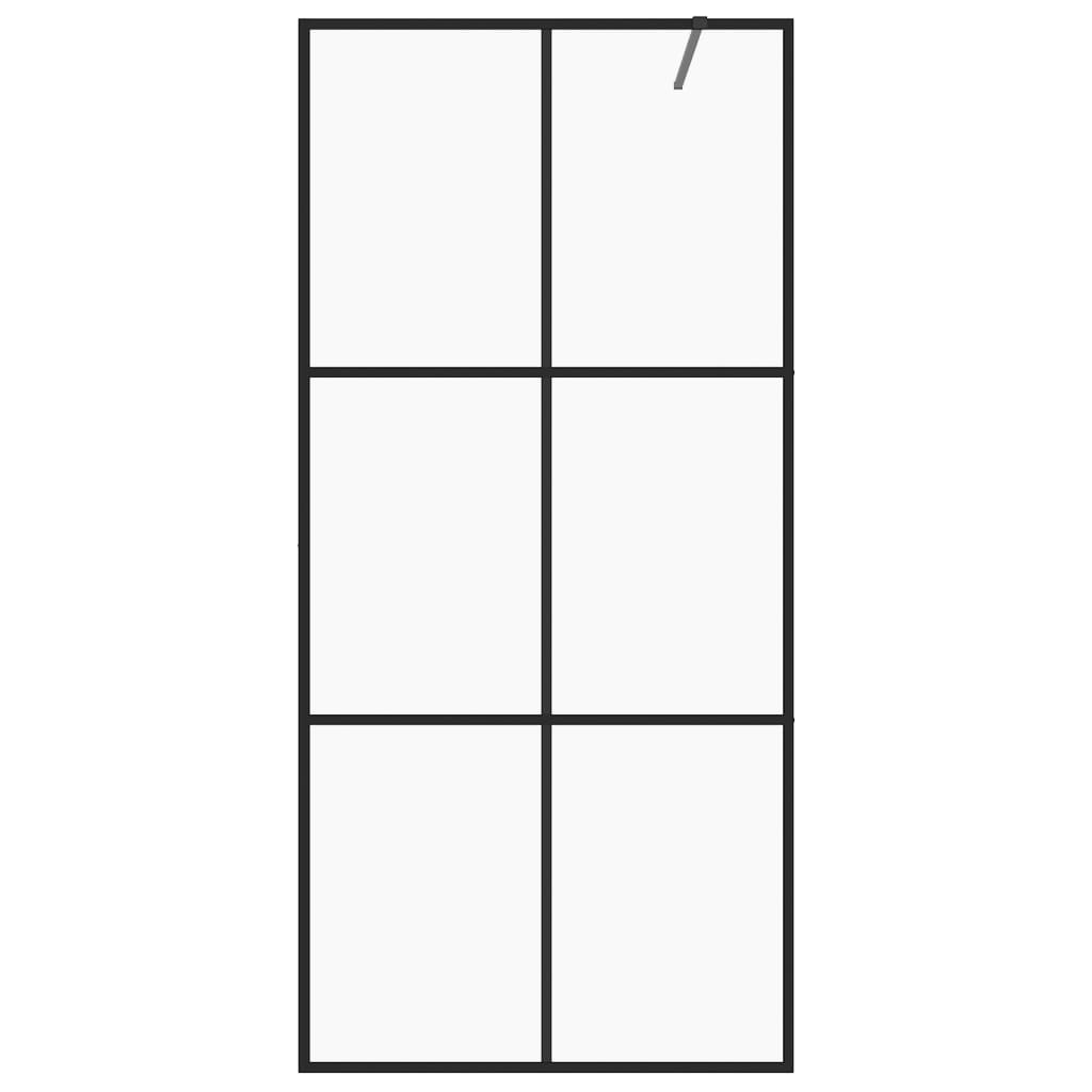 Inloopdouchewand 90x195 cm ESG-glas transparant en