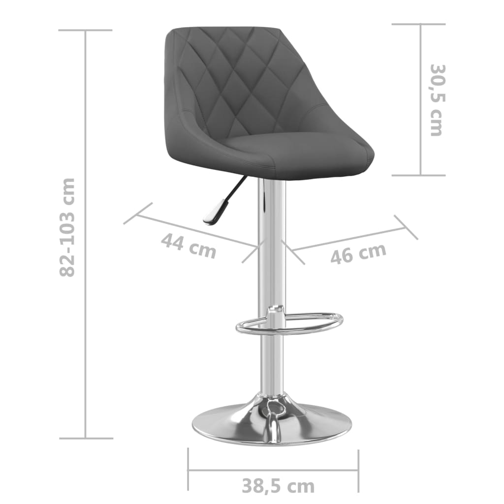 Barkrukken 2 st fluweel