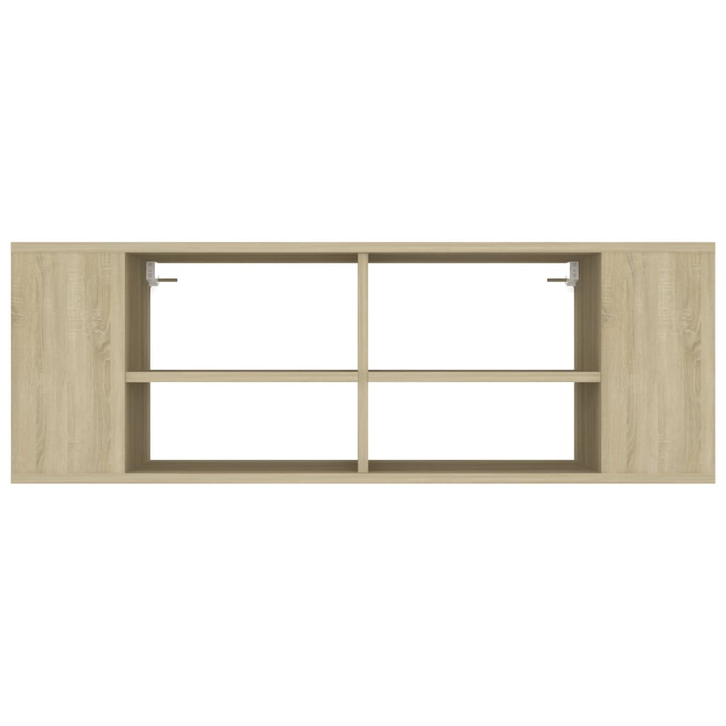 Tv-wandmeubel 102x35x35 cm bewerkt hout