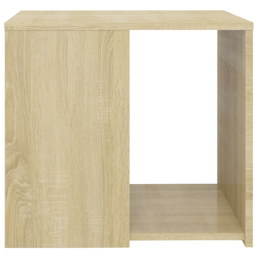 Bijzettafel 50x50x45 cm bewerkt hout