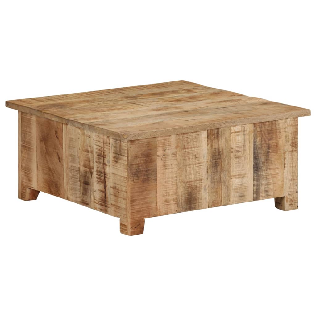 Salontafel 67x67x30 cm massief mangohout