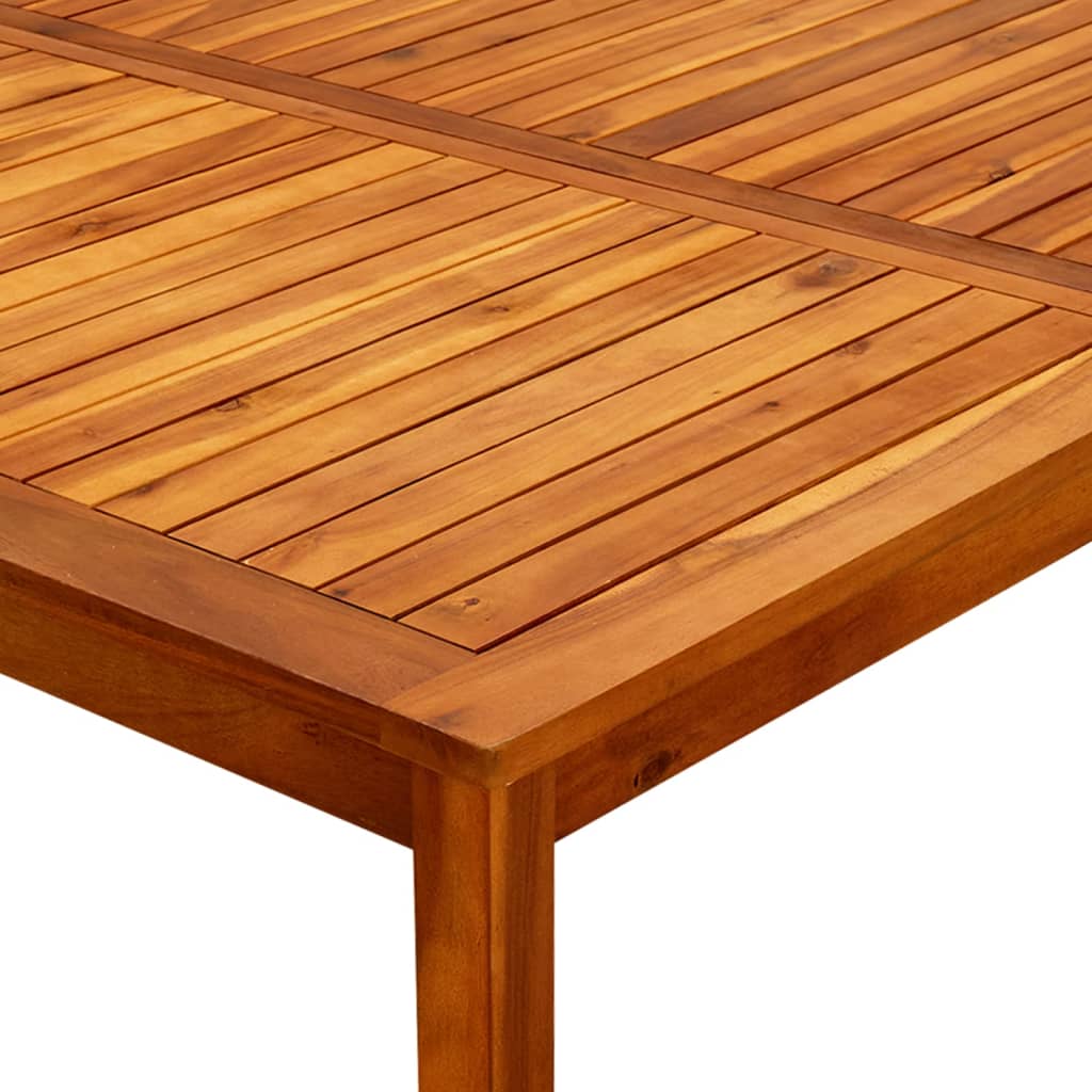 Tuintafel 110x110x45 cm massief acaciahout