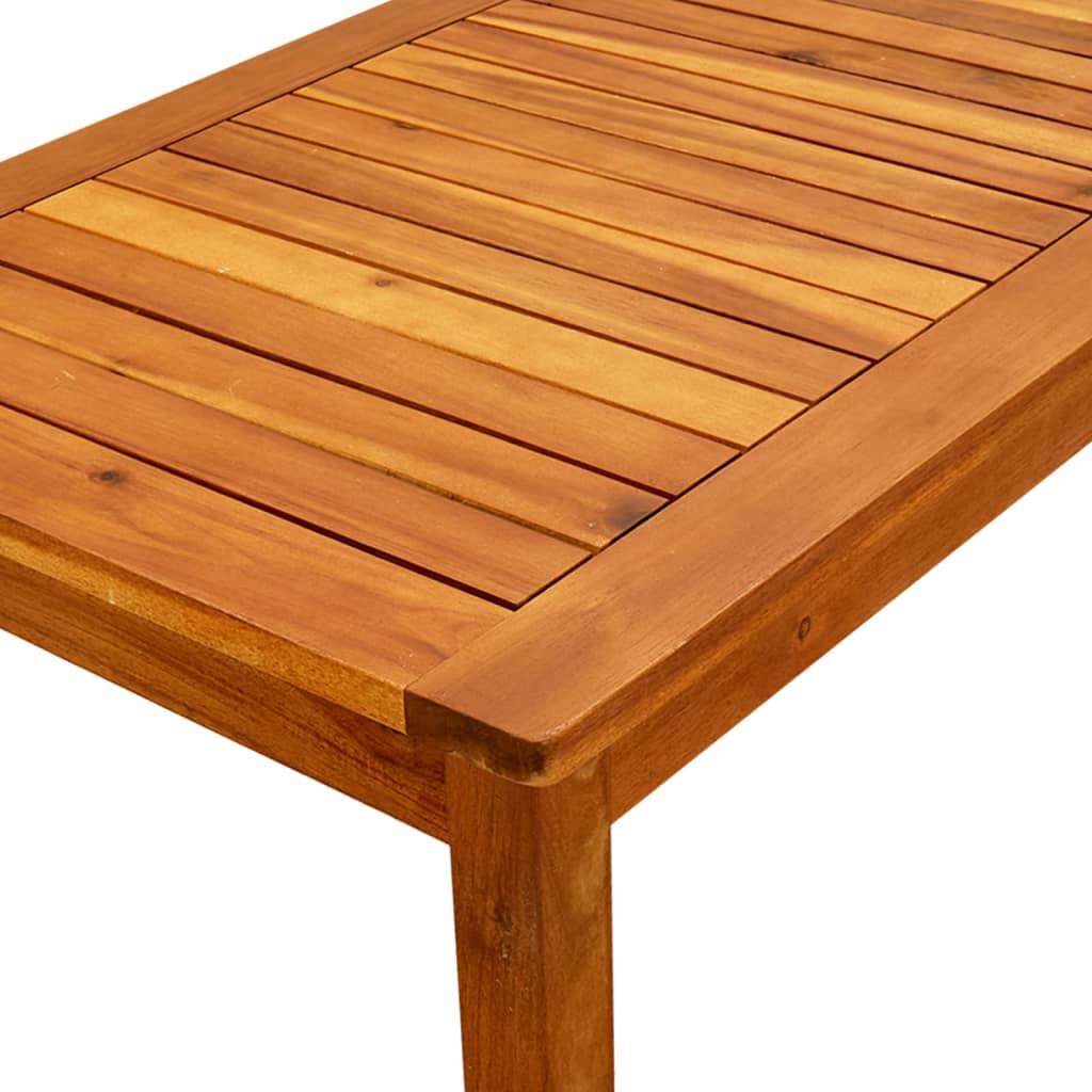 Tuintafel 110x110x45 cm massief acaciahout