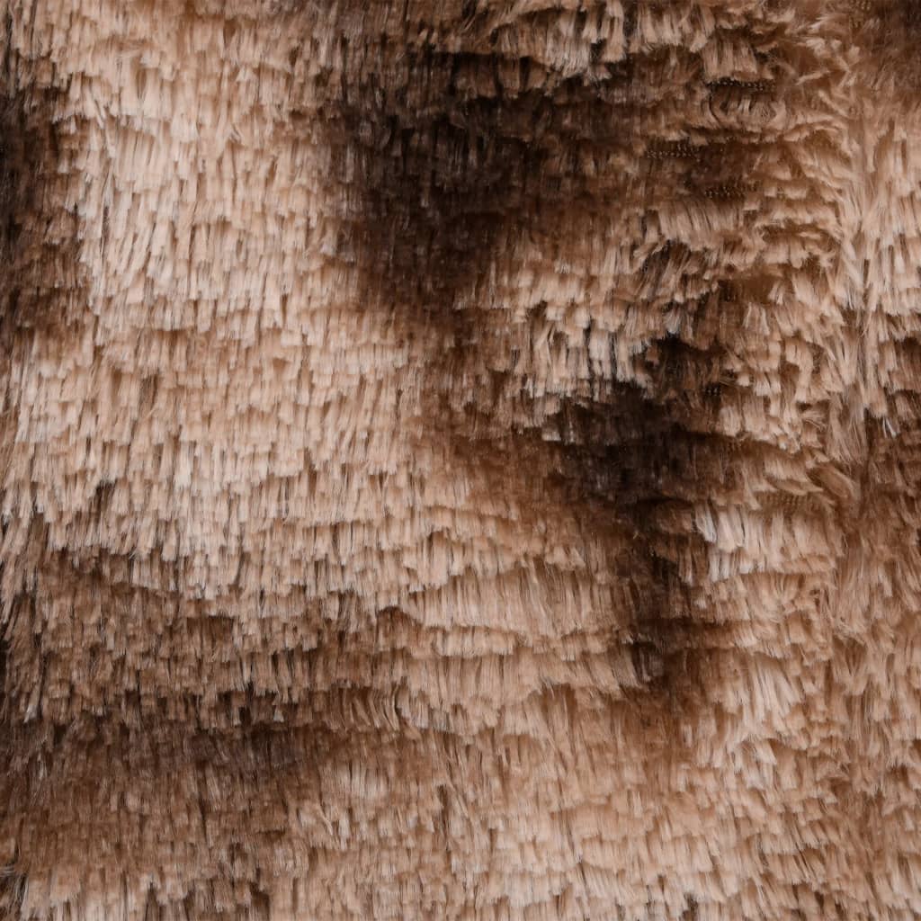 Vloerkleed shaggy 170x120 cm taupe