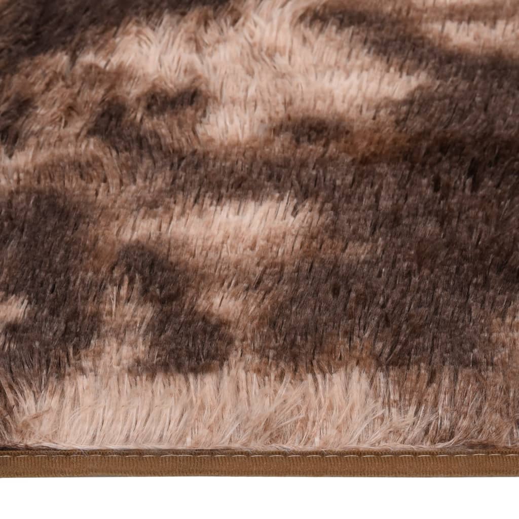 Vloerkleed shaggy 170x120 cm taupe