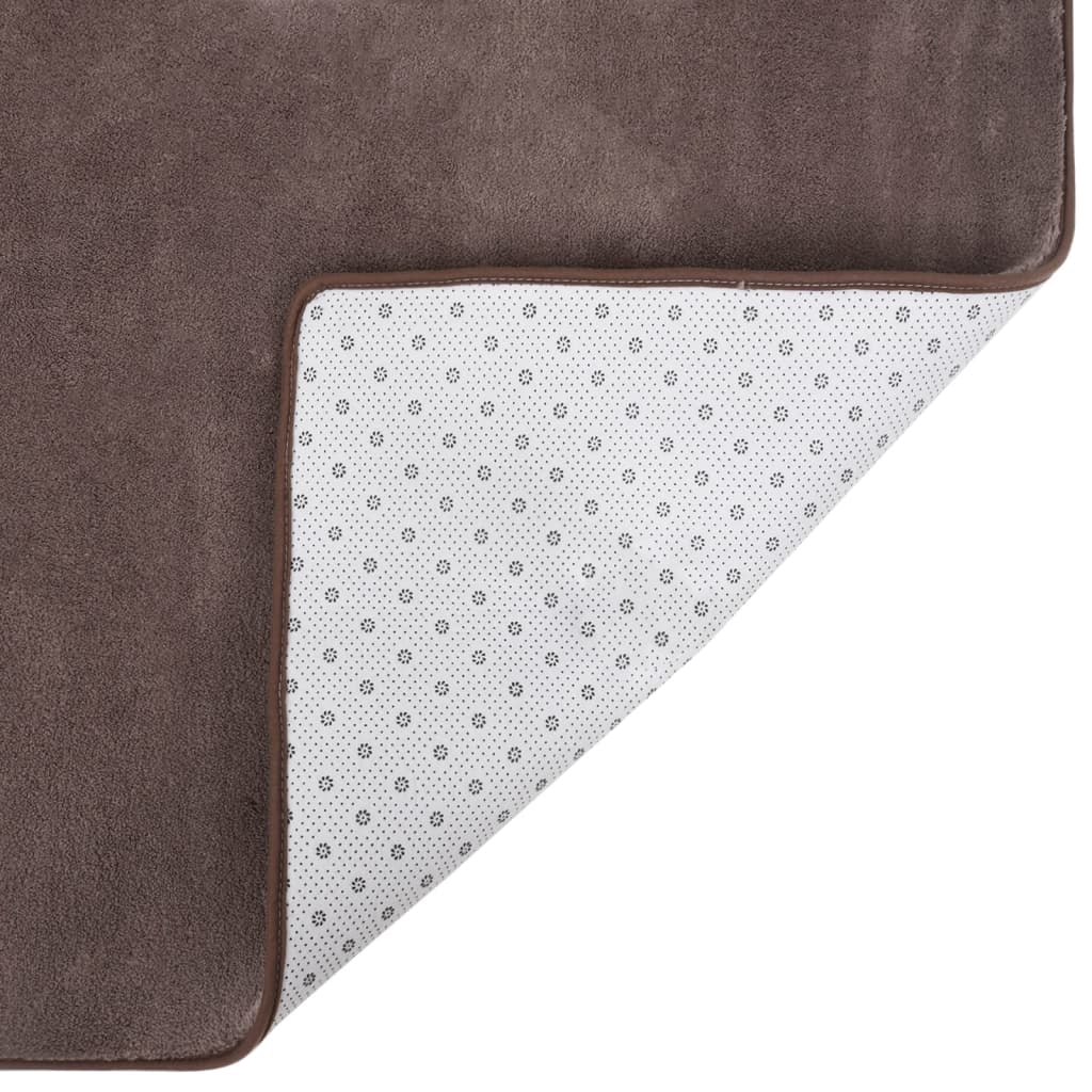 Vloerkleed teddy 230x160 cm taupe