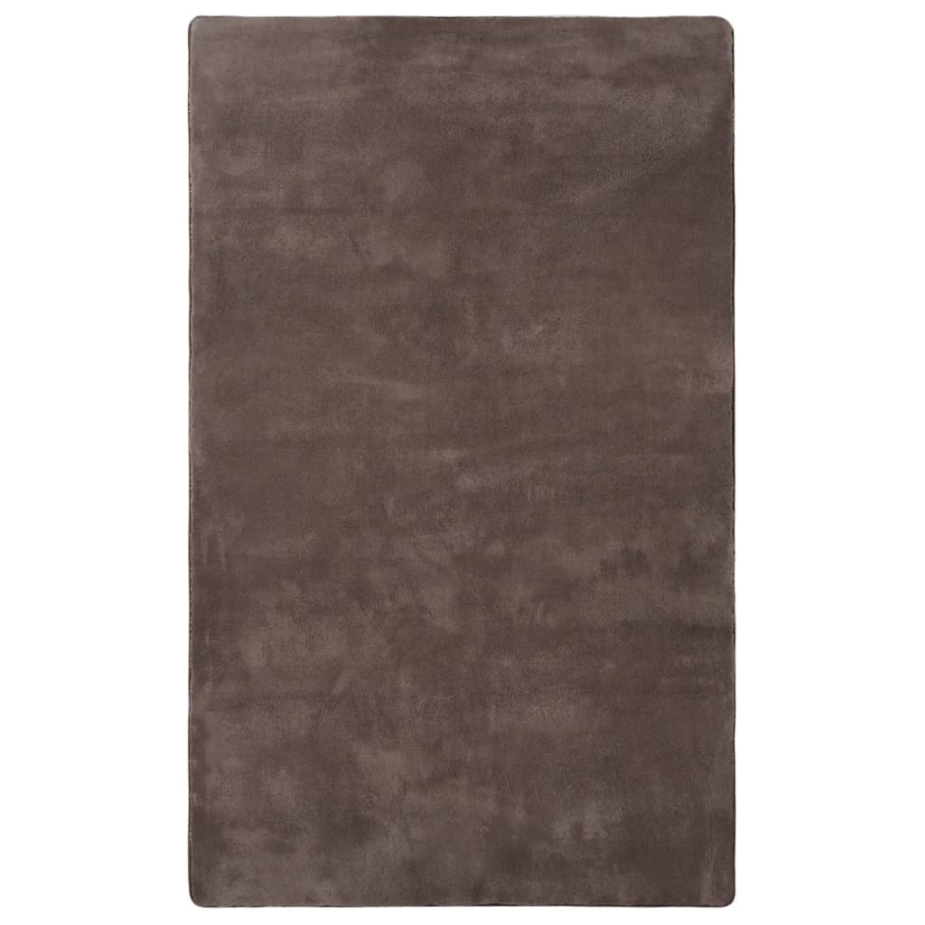 Vloerkleed teddy 270x180 cm taupe