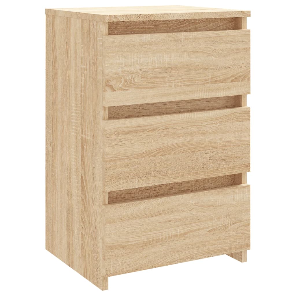 Nachtkastjes 2 st 40x35x62,5 cm bewerkt hout