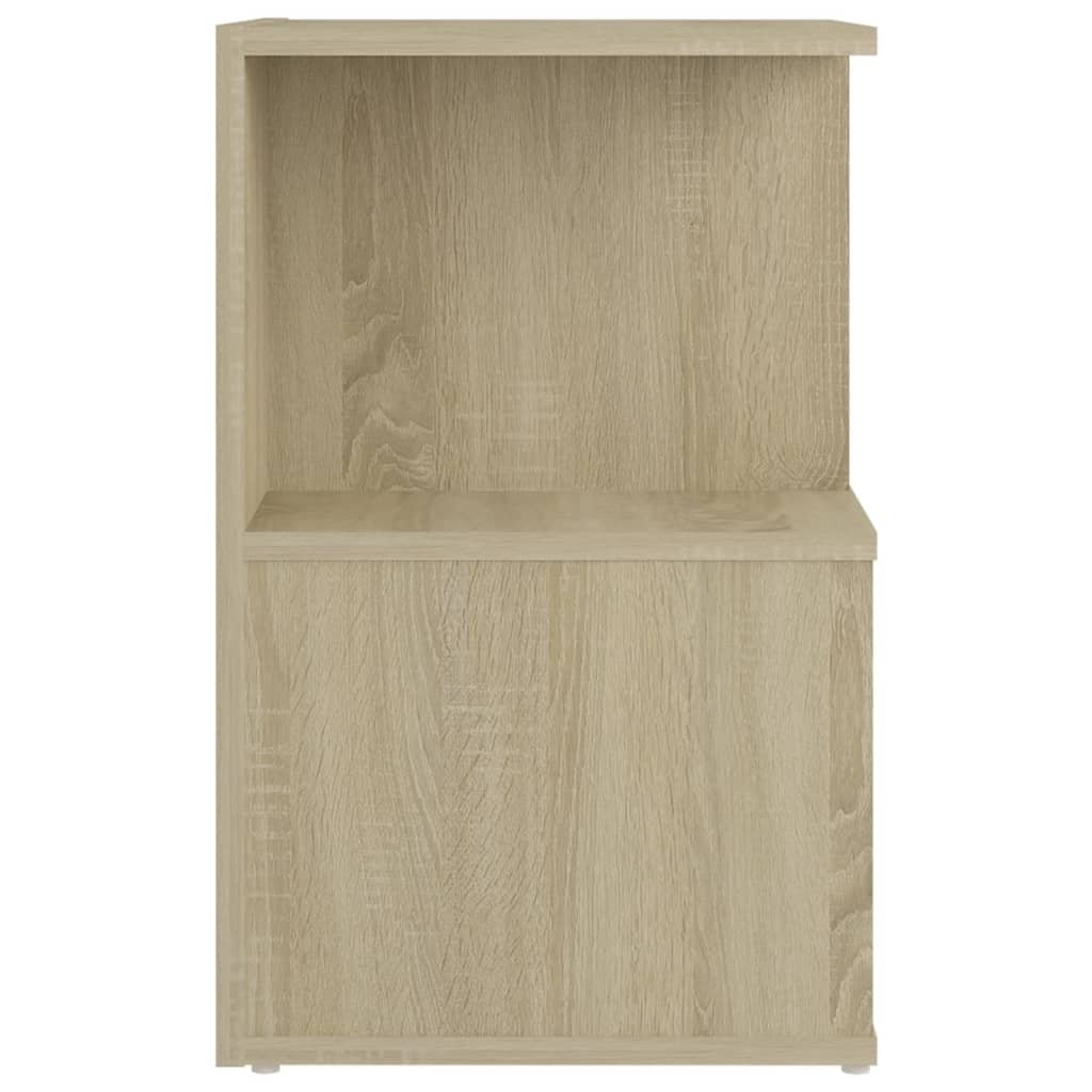 Nachtkastjes 2 st 35x35x55 cm bewerkt hout