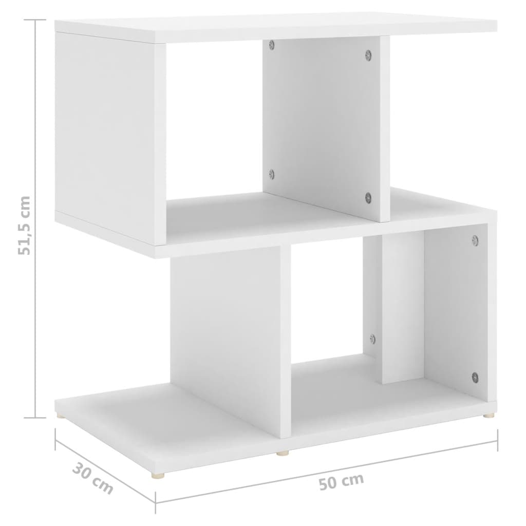 Nachtkastjes 2 st 50x30x51,5 cm bewerkt hout