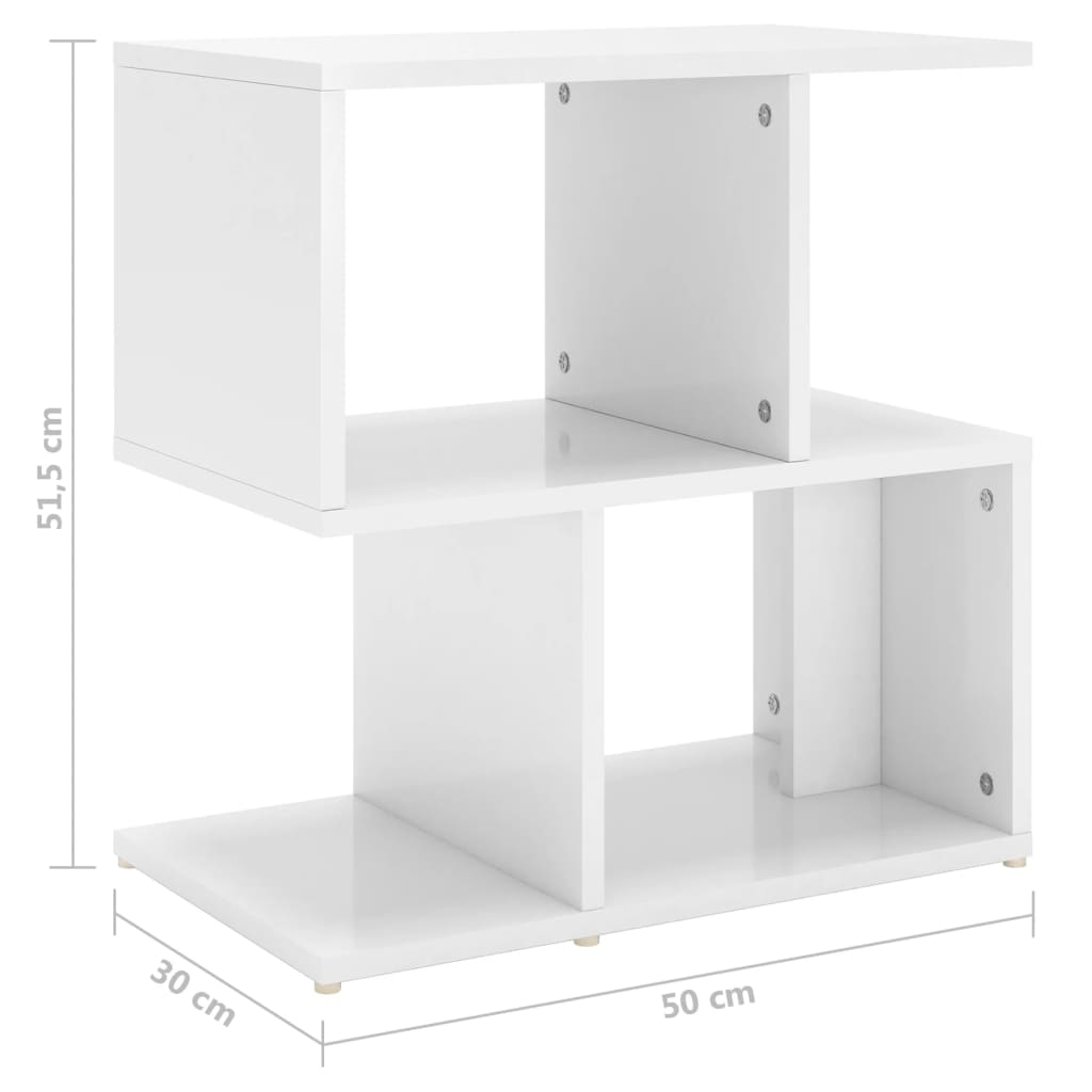 Nachtkastjes 2 st 50x30x51,5 cm bewerkt hout