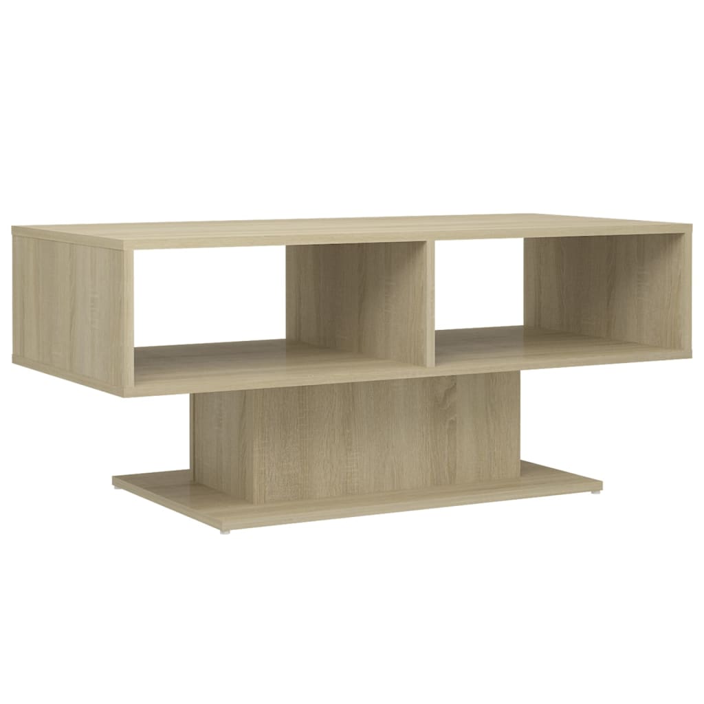 Salontafel 103,5x50x44,5 cm bewerkt hout