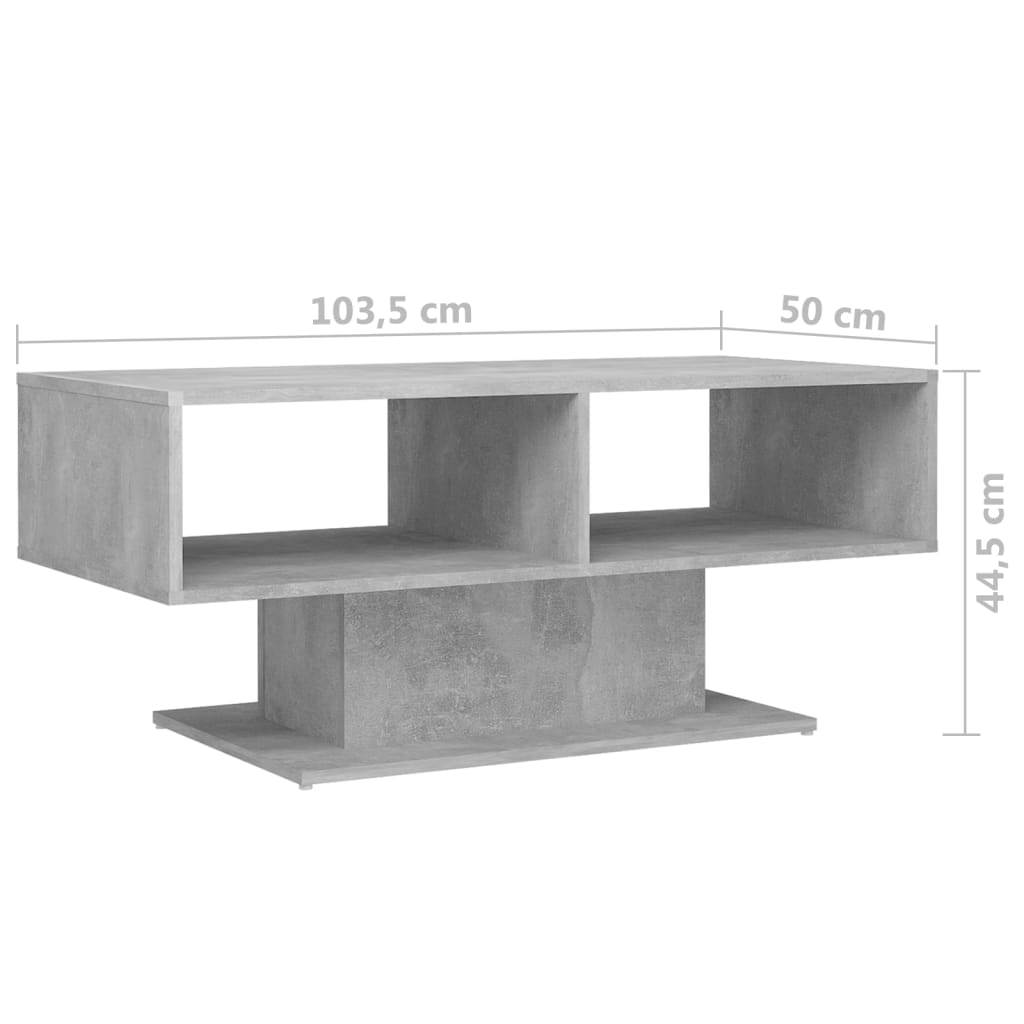 Salontafel 103,5x50x44,5 cm bewerkt hout