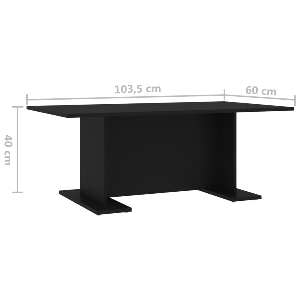 Salontafel 103,5x60x40 cm bewerkt hout