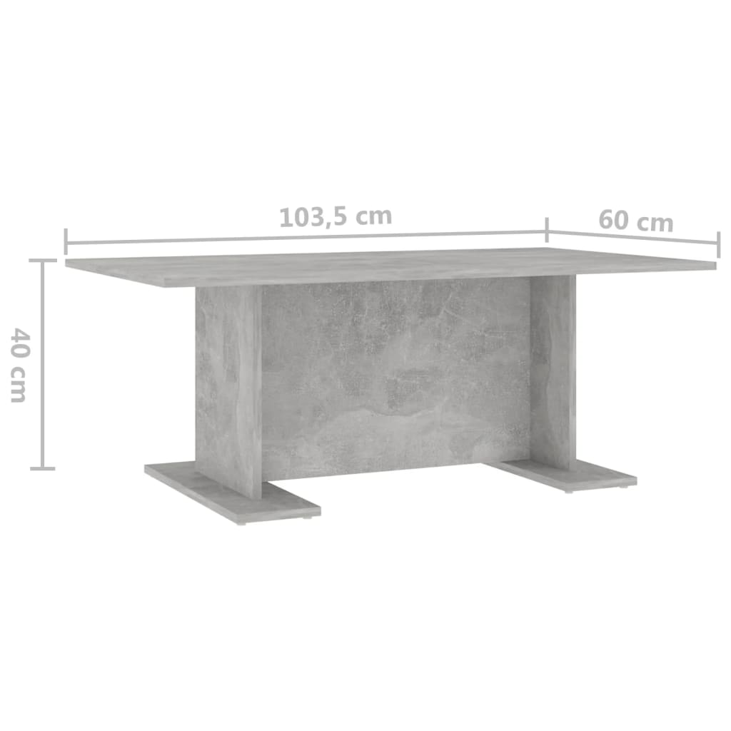 Salontafel 103,5x60x40 cm bewerkt hout