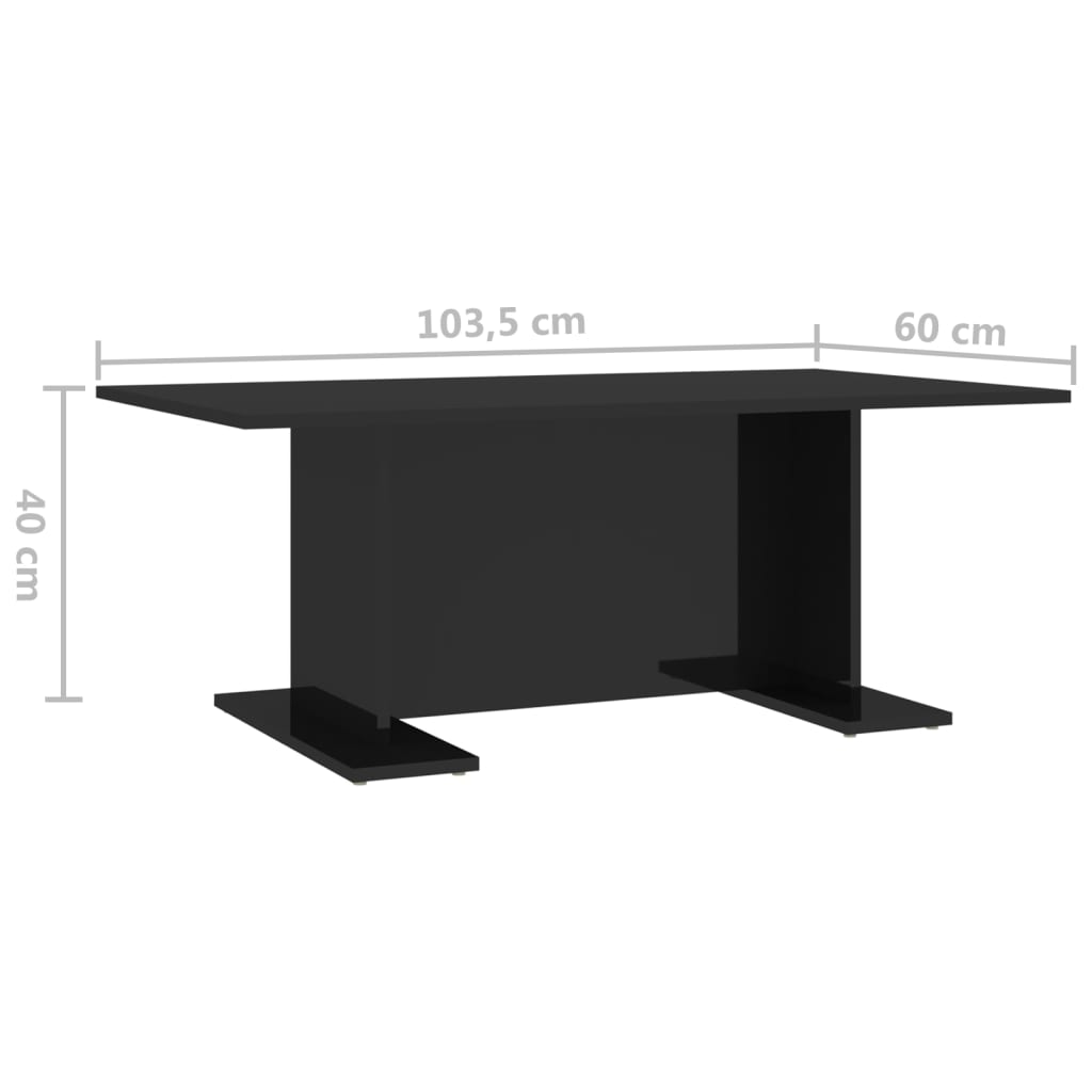 Salontafel 103,5x60x40 cm bewerkt hout