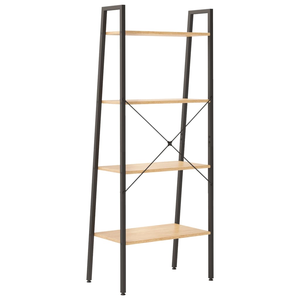 Ladderrek met 4 schappen 56x35x140 cm en