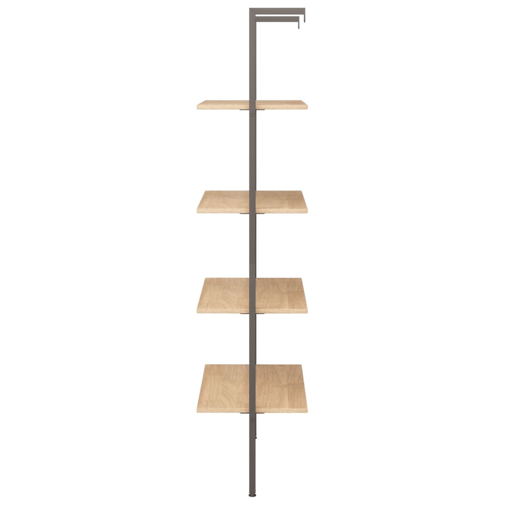 Ladderrek met 4 schappen 64x35x152,5 cm