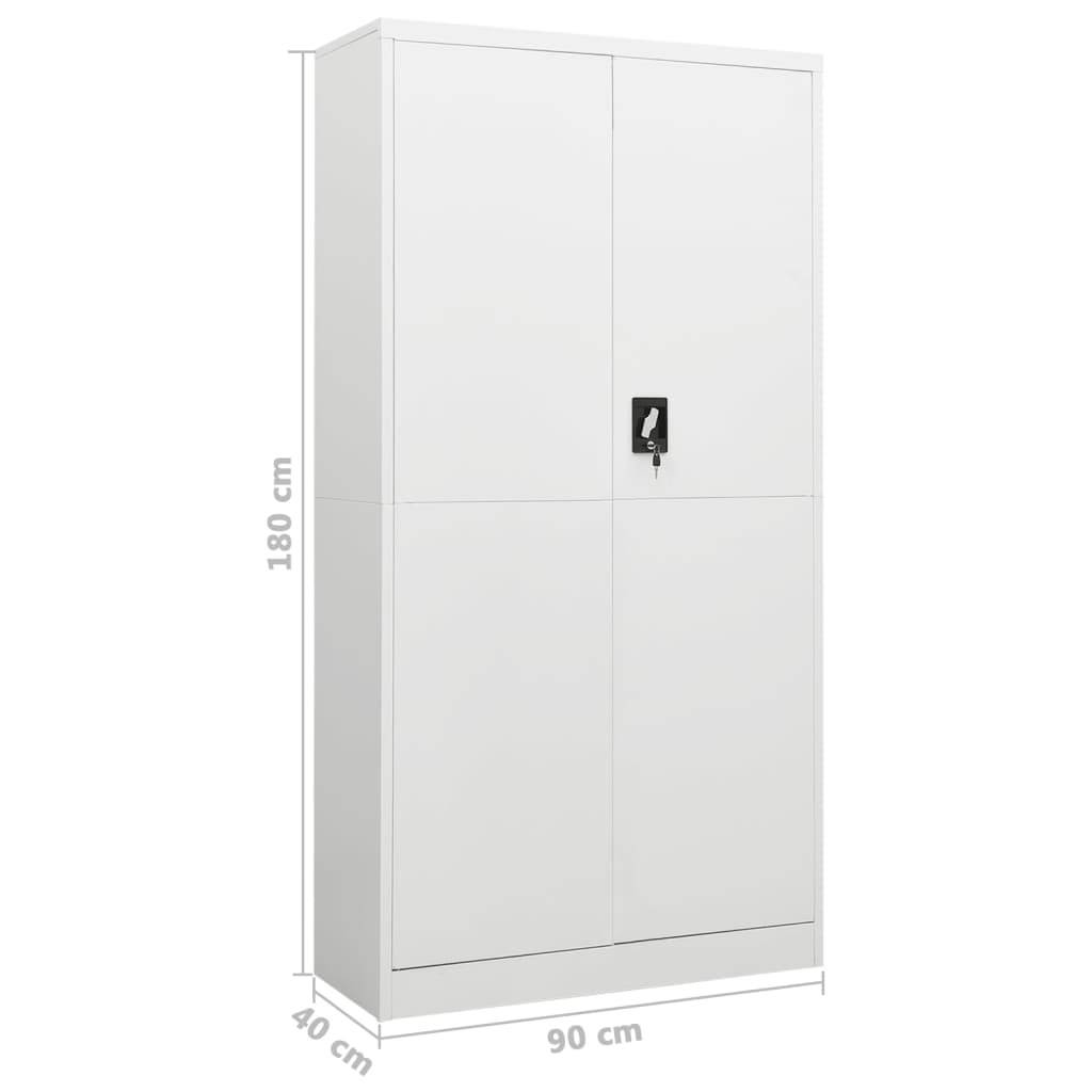 Lockerkast 90x40x180 cm staal