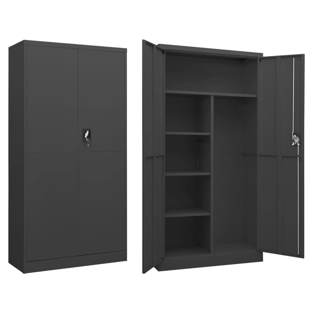 Lockerkast 90x40x180 cm staal