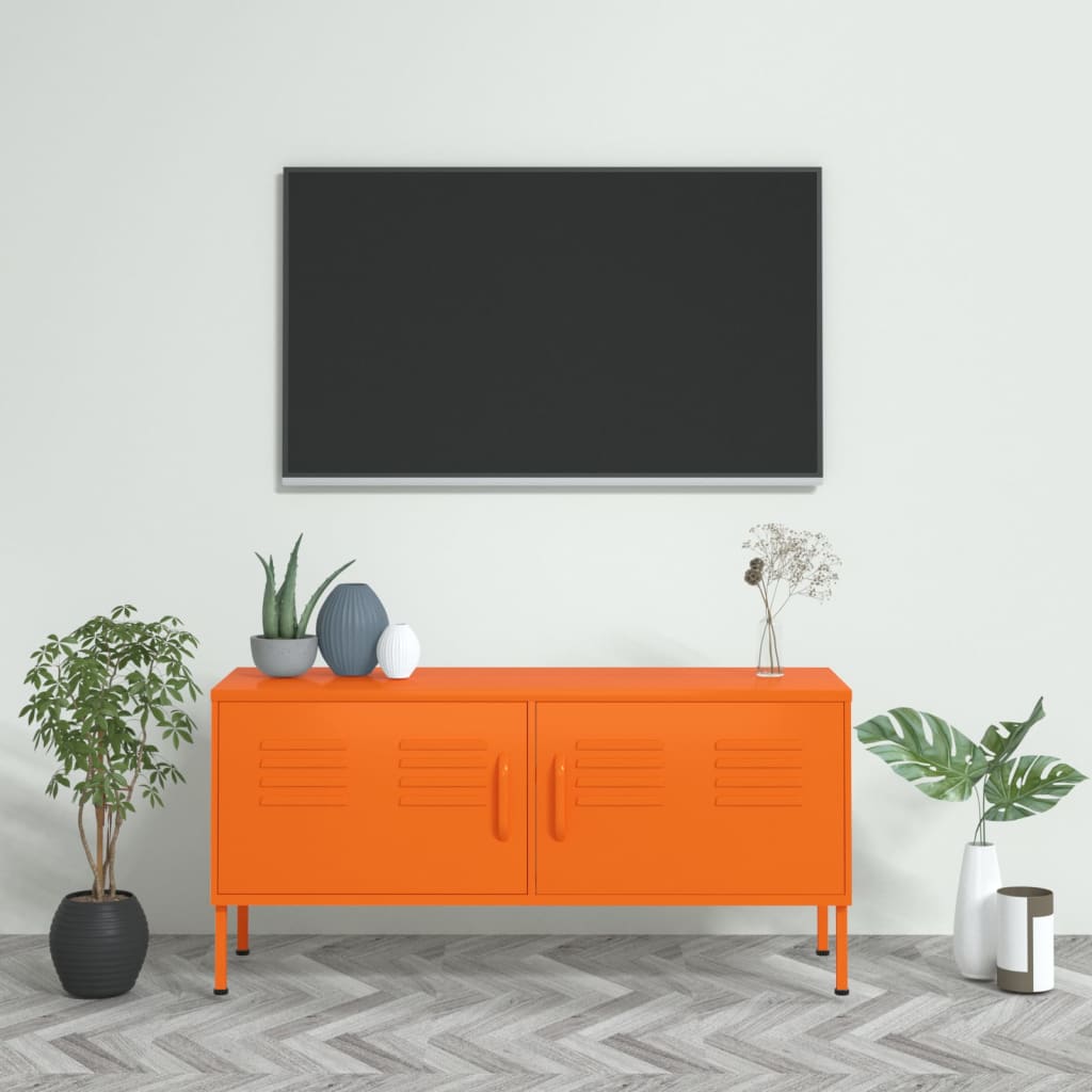 Tv-meubel 105x35x50 cm staal