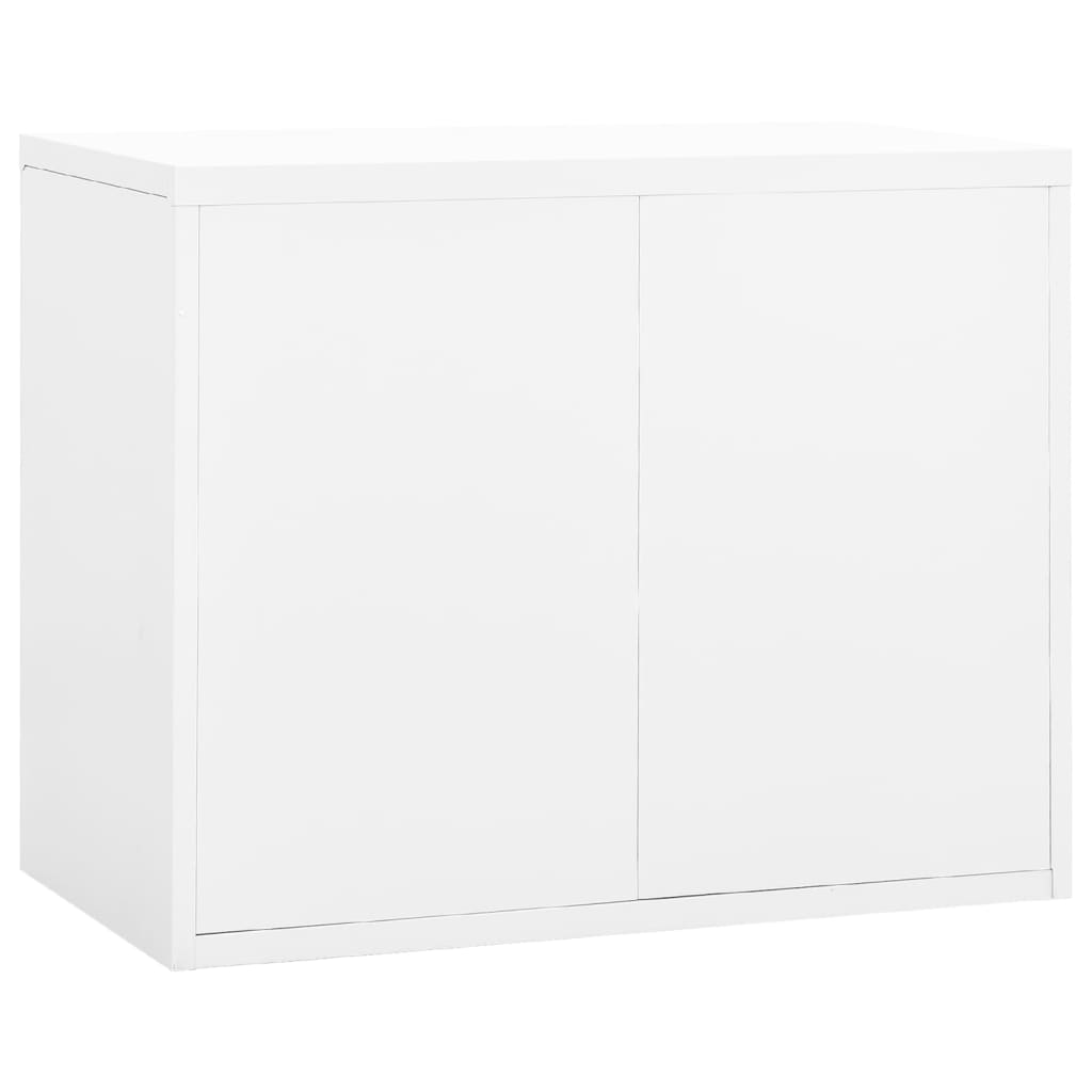 Archiefkast 90x46x134 cm staal antracietkleurig