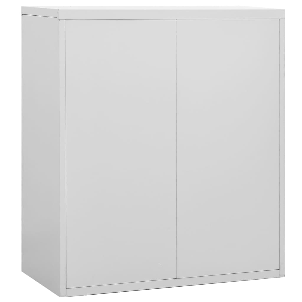 Archiefkast 90x46x134 cm staal antracietkleurig