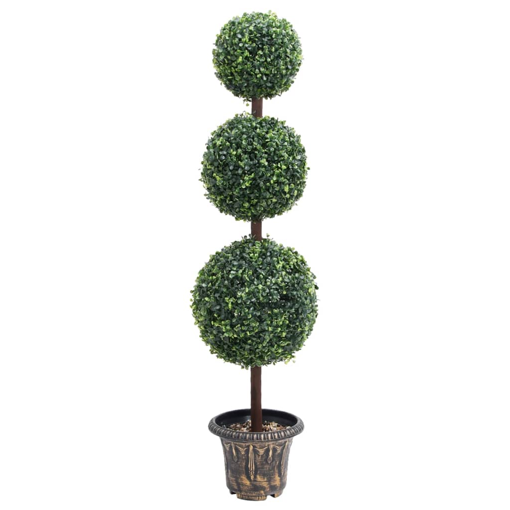 Kunstplant met pot buxus 100 cm groen