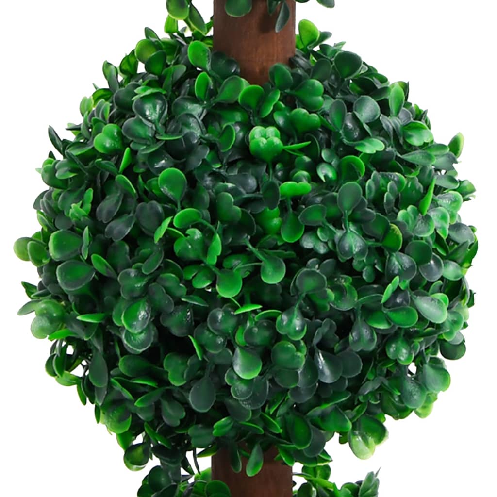 Kunstplant met pot buxus bolvorming 119 cm groen