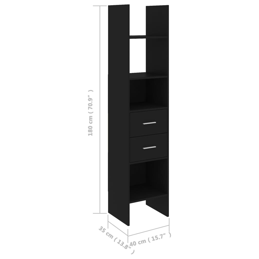 4-delige Boekenkastenset bewerkt hout