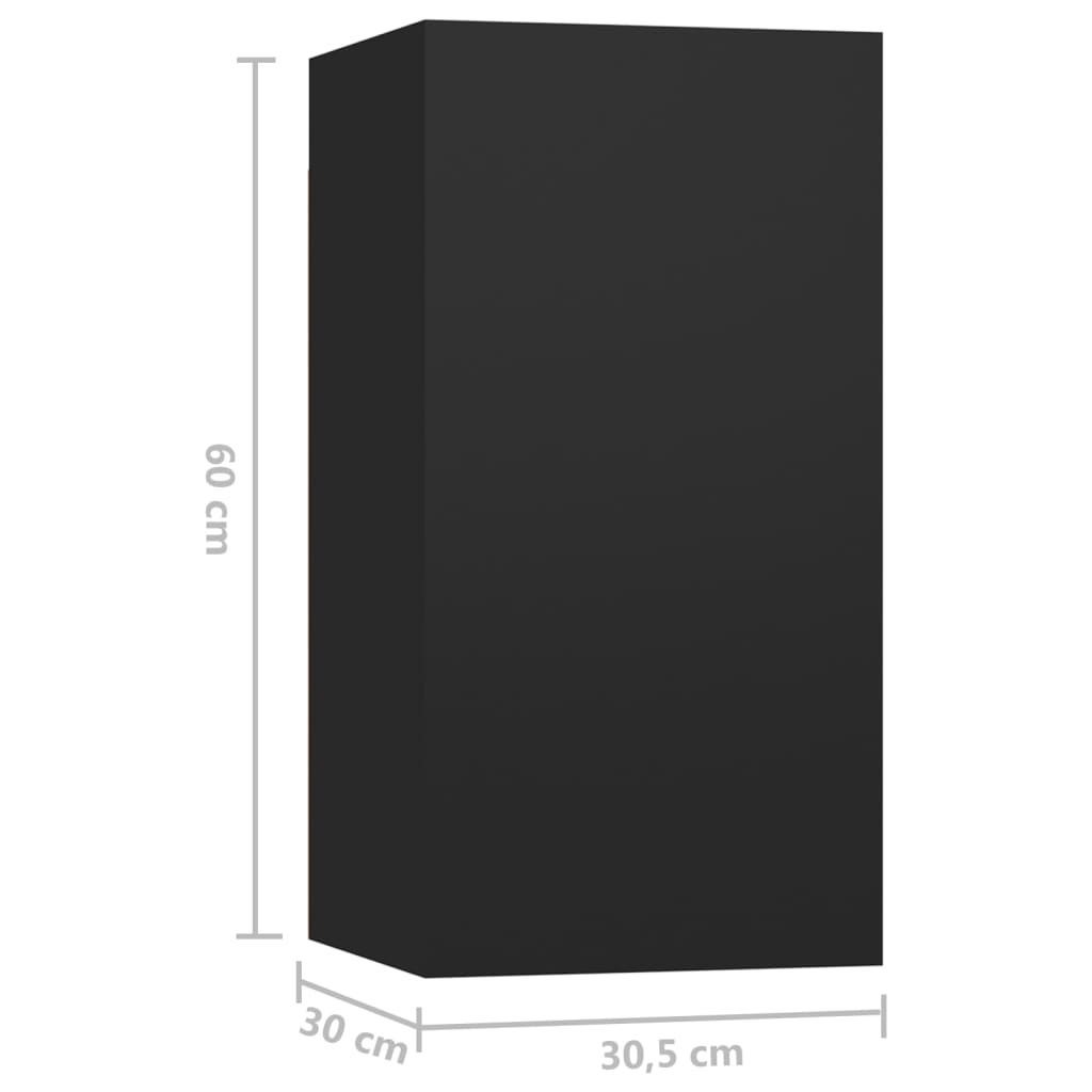 Tv-meubelen 7 st 30,5x30x60 cm bewerkt hout