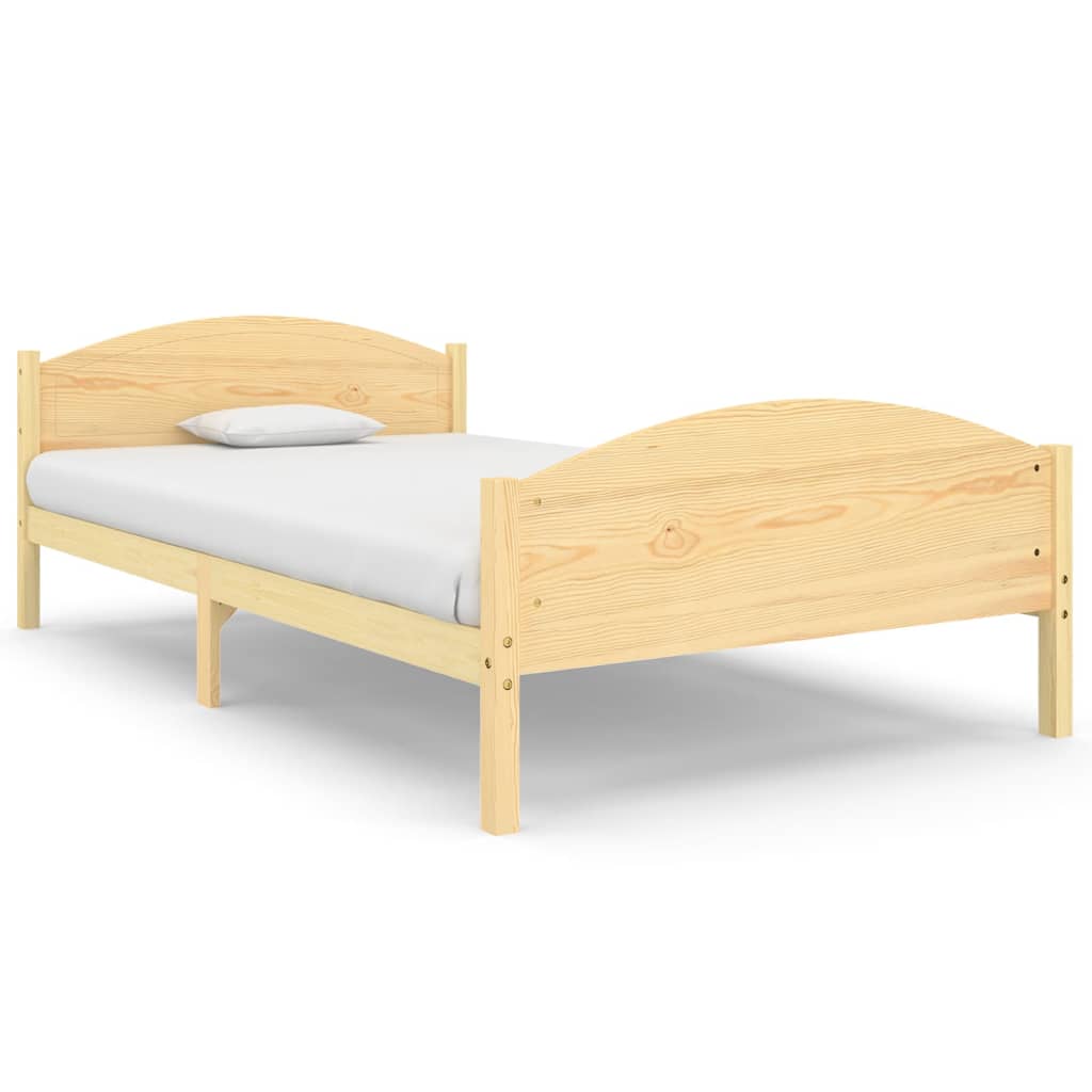 Bedframe massief grenenhout 100x200 cm