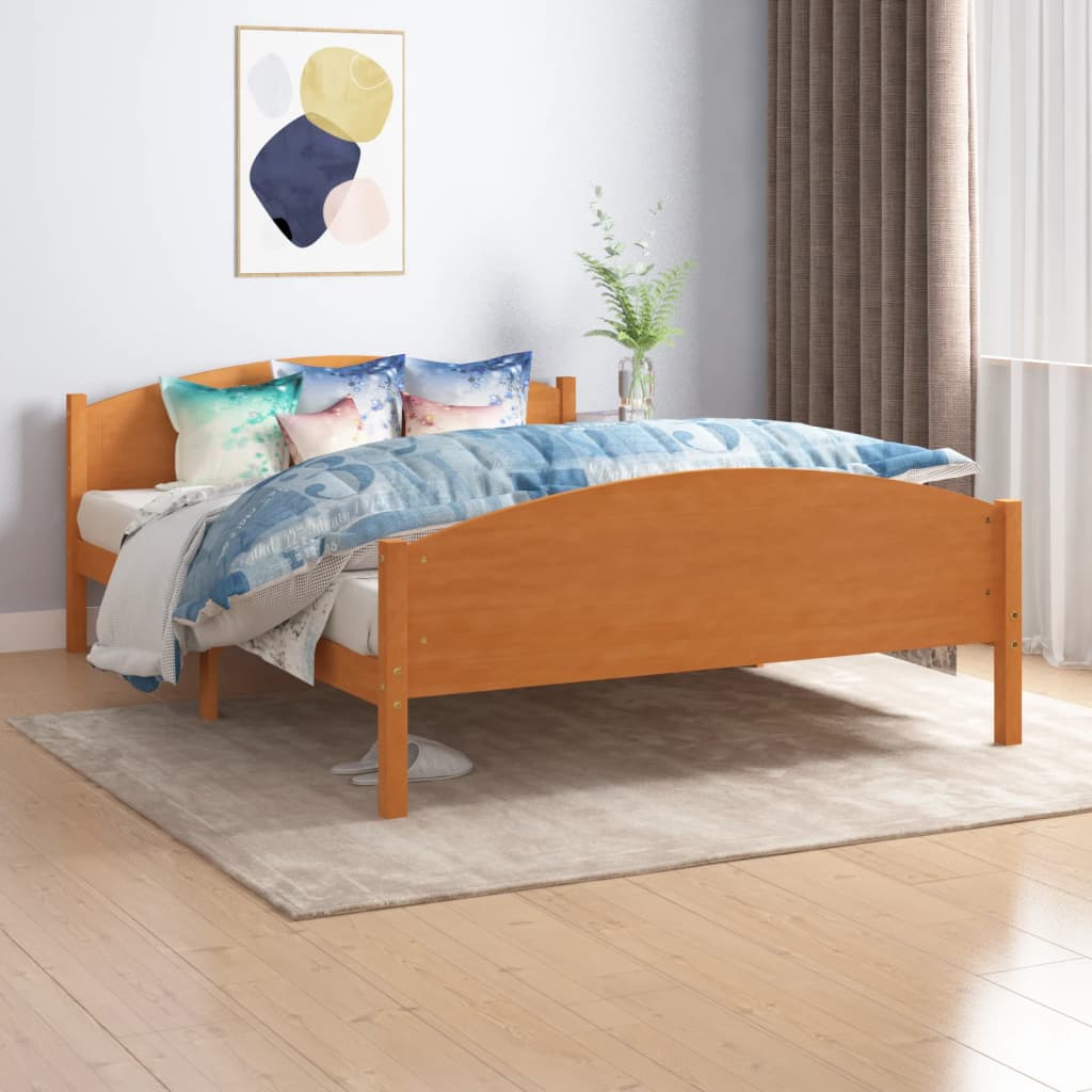 Bedframe massief grenenhout 100x200 cm