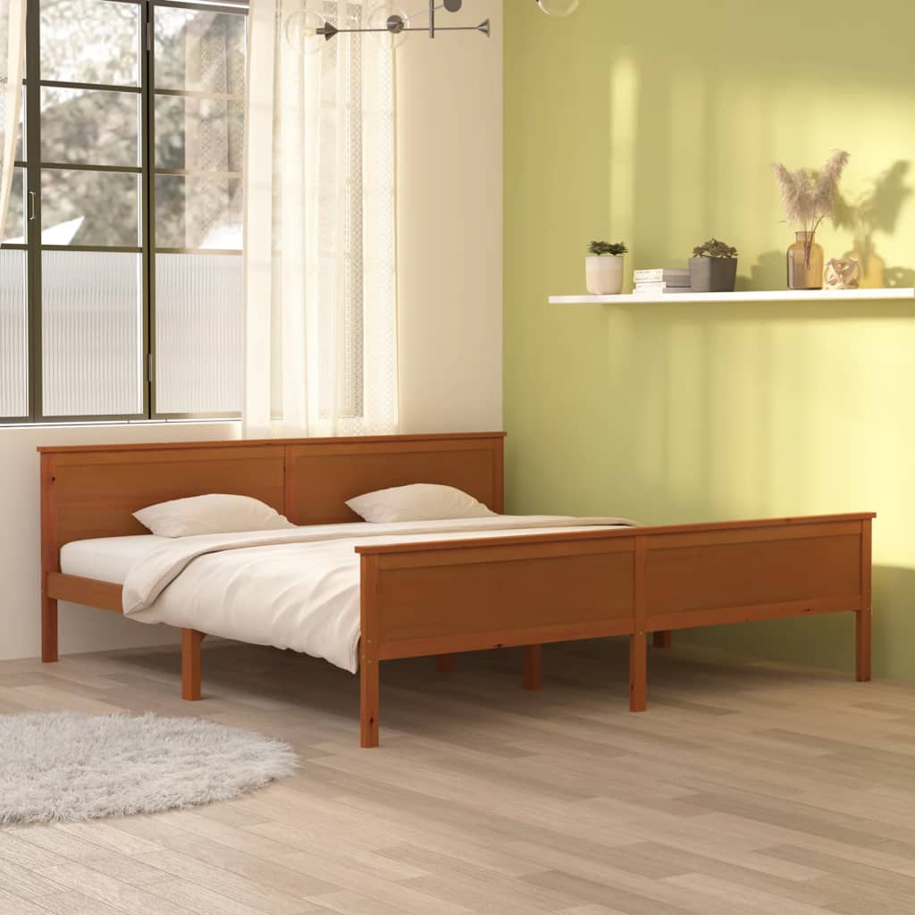 Bedframe massief grenenhout 140x200 cm