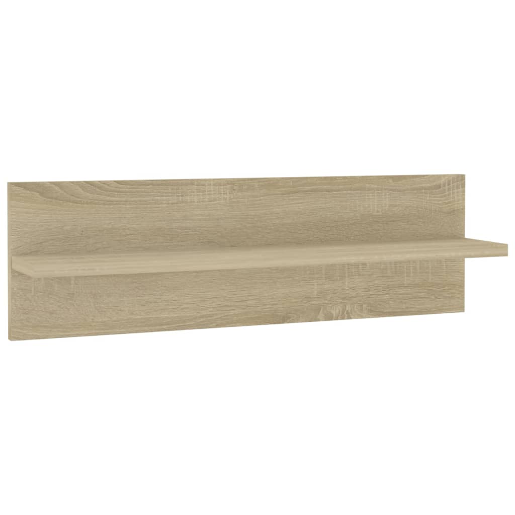 Wandschappen 2 st 60x11,5x18 cm bewerkt hout