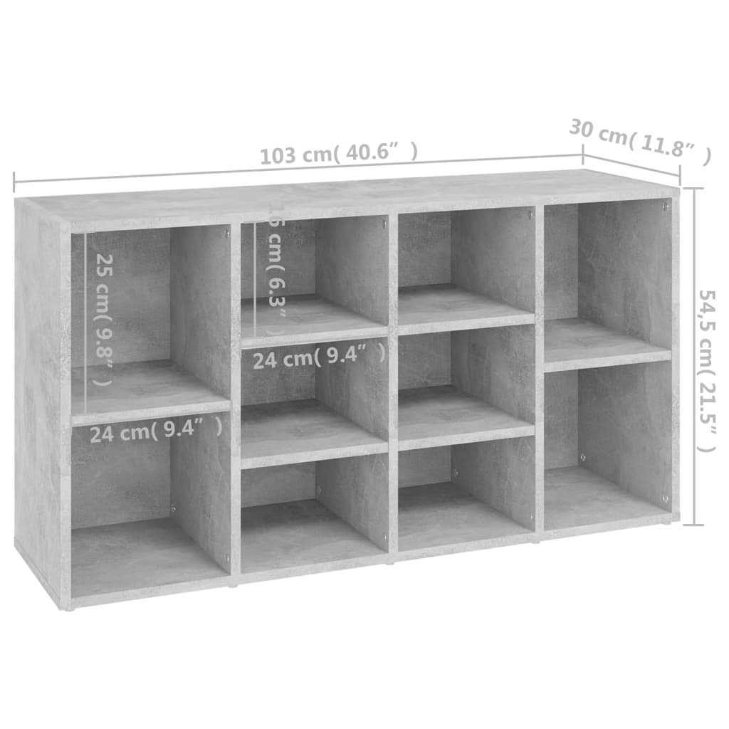 Schoenenbank 103x30x54,5 cm bewerkt hout