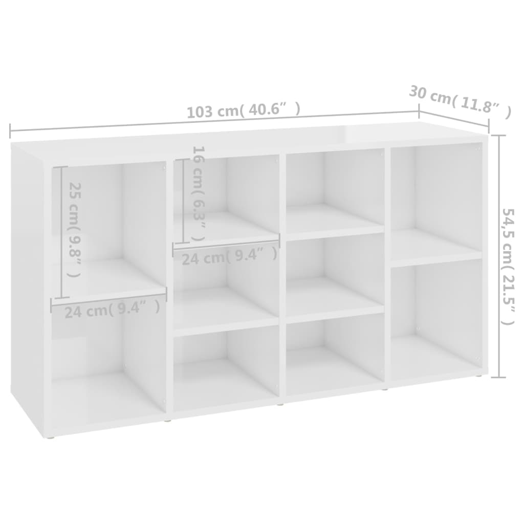 Schoenenbank 103x30x54,5 cm bewerkt hout