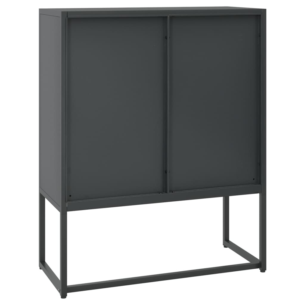 Hoge kast 80x35x100 cm staal