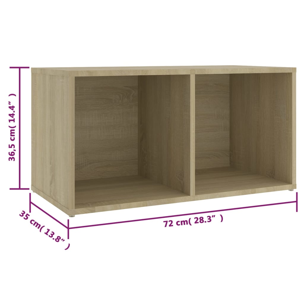 Tv-meubelen 2 st 107x35x37 cm bewerkt houtgrijs